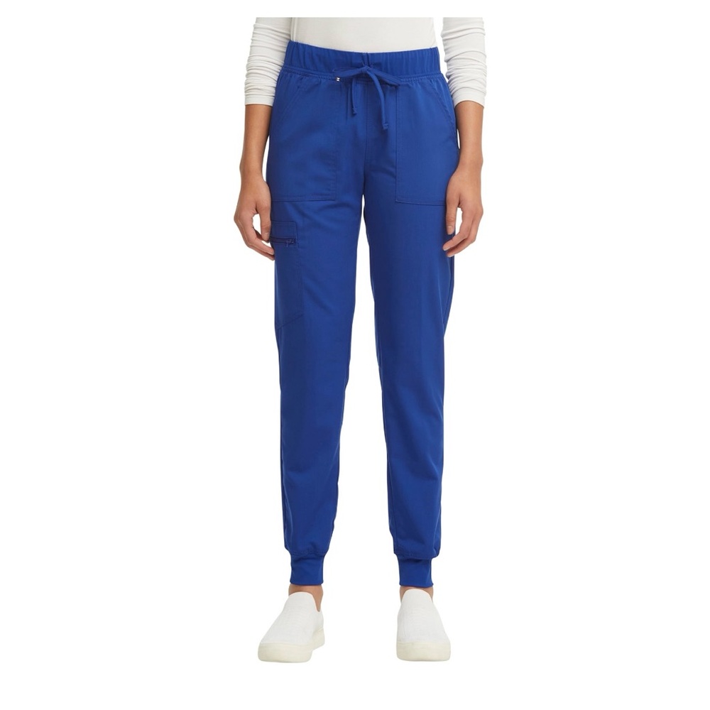 Scrubstar Women's Ultimate StretchTwill Yoga Drawstring Cargo Jogger Scrub Pant